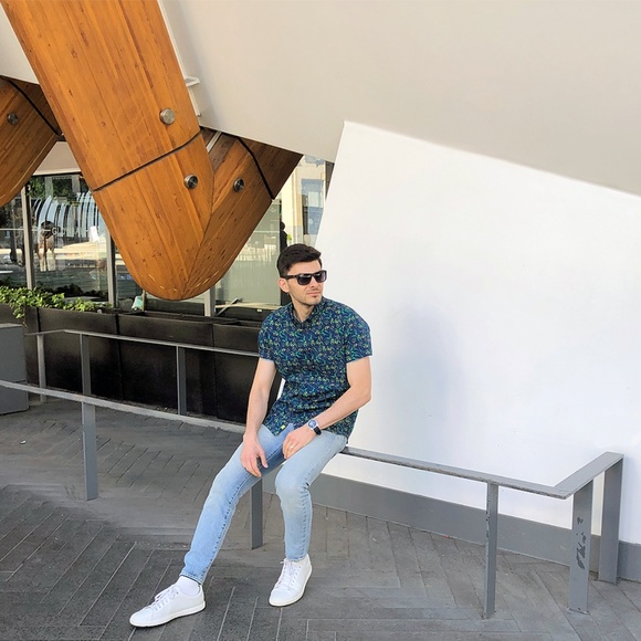 Summer Breeze Printed Short Sleeve Shirt - Picture 5 of 5